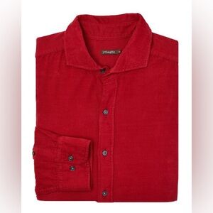 J. McLaughlin Red “Drummond” Buttondown Shirt - Men's Medium - New w/Tags